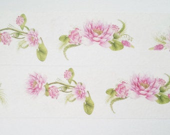 Design Washi tape water lilies pink