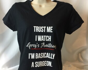 Greys Anatomy vneck shirt