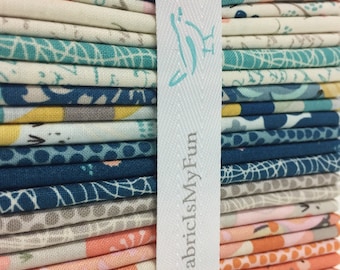 Fat Quarter Bundle, Ava Rose Fabric, Riley Blake Designs, 21 pieces