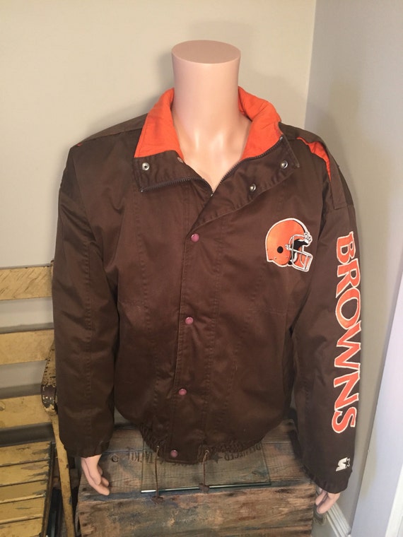 Cleveland Browns Rare Cleveland Browns Starter Jacket Winter Coat Vintage Puffy