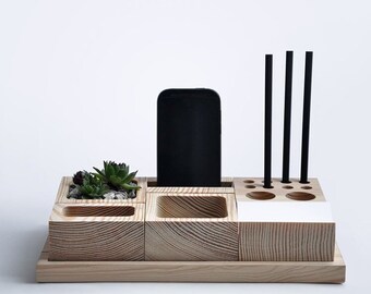 6 in 1 Iphone Holder, Iphone Accessories, Desk Organizer, Docking Station, Iphone Stand, Apple Watch Stand, Jewelry storage, Pencil Holder