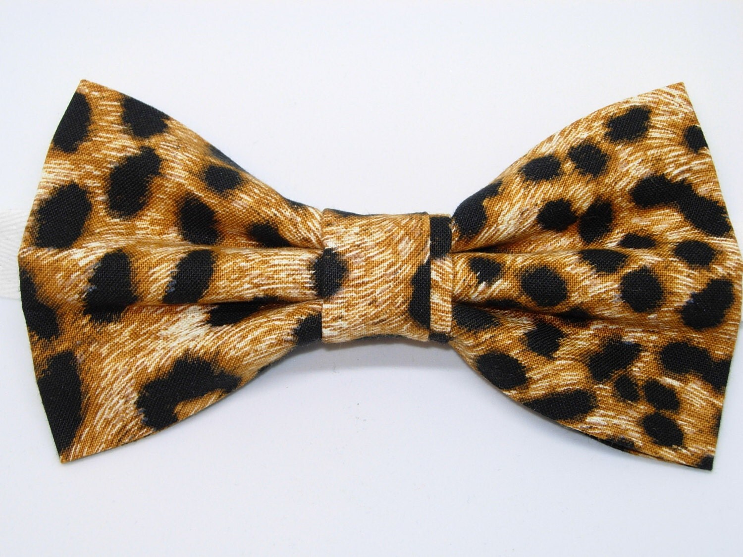Leopard Print Pre-Tied Bow Tie Brown bow ties Cat bow ties