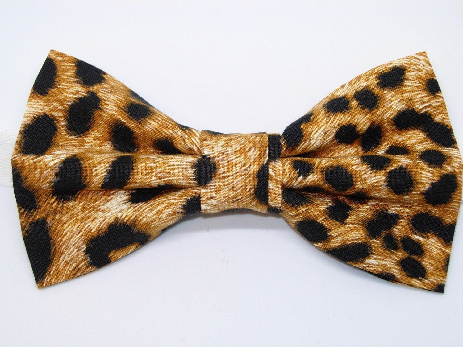 Leopard Print Pre-Tied Bow Tie Brown bow ties Cat bow ties