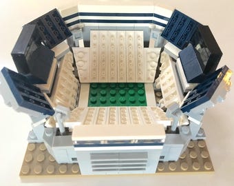 Mini Penn State Beaver Stadium Custom Brick Set with Printed Instructions