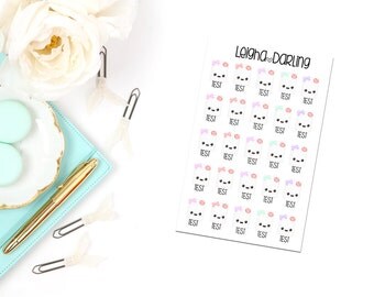 Kawaii Test/School Planner Stickers