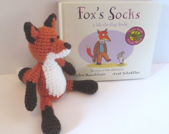 Crochet Fox with Fox's Socks story book