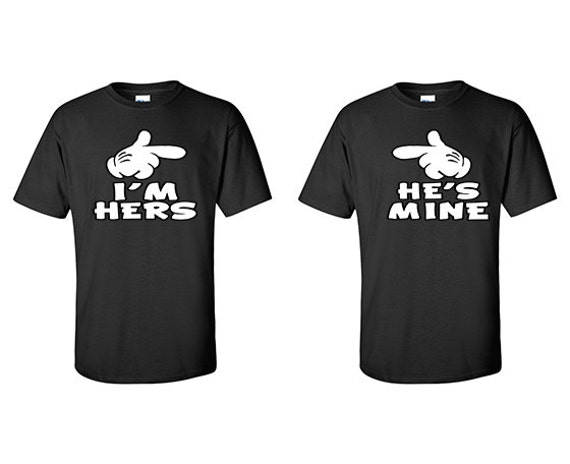 Im Hers Hes Mine Couple T Shirts Matching Shirts 8363