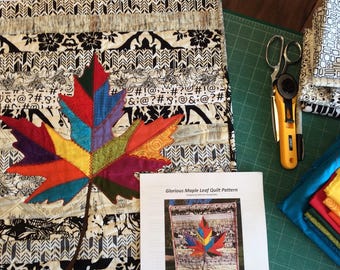 Glorious Maple Leaf Quilt Pattern