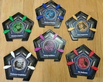 Betrayal at house on the hill character card holders. (Set of 6)