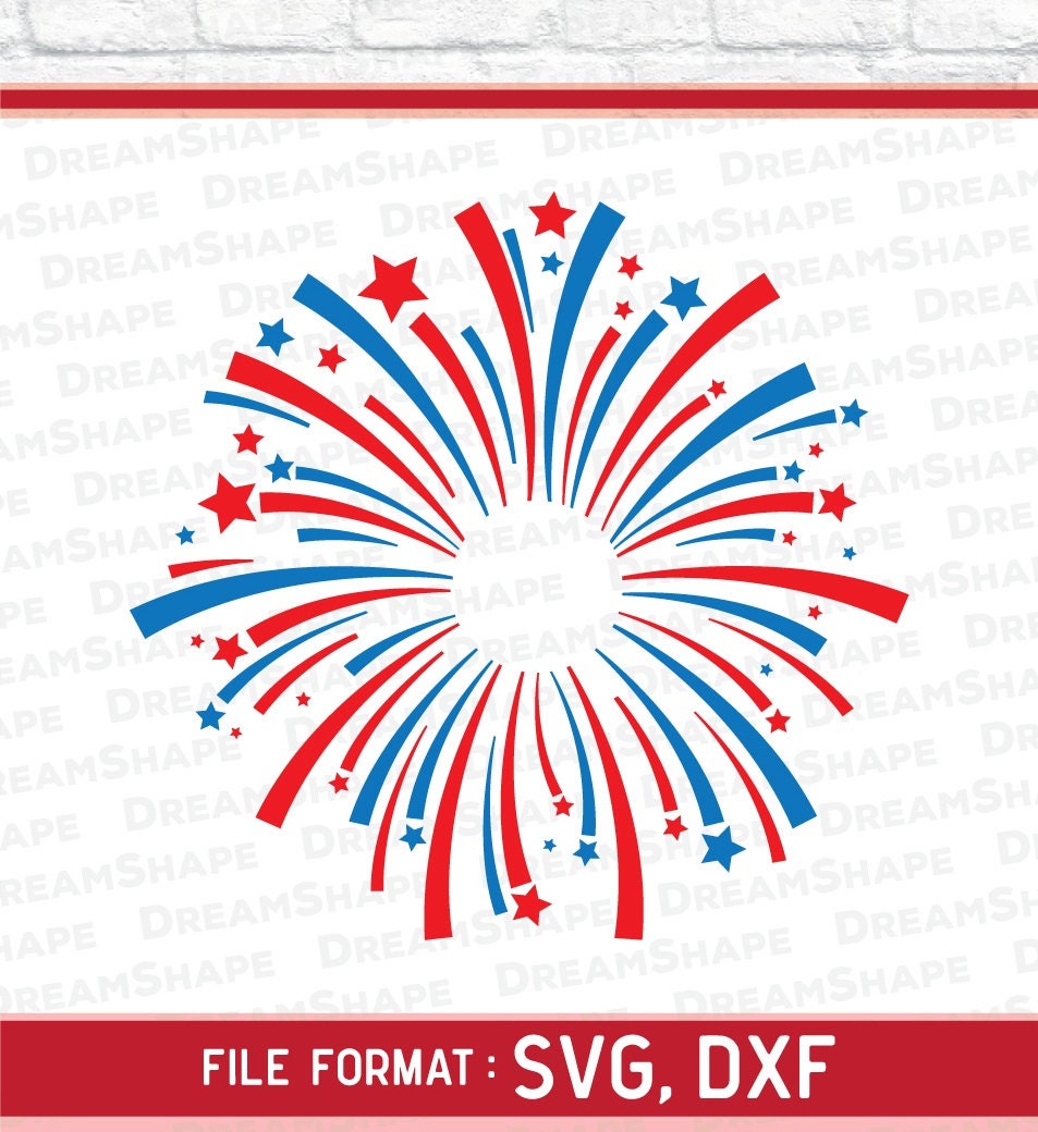 Download Fireworks SVG Files, Fireworks SVG Cut File, Monogram ...