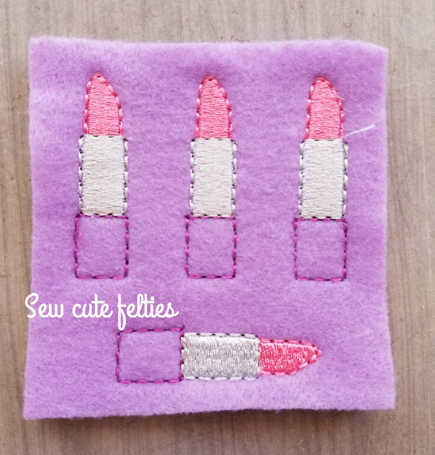 Lipstick Felties, Felties, Planner Felties, Makeup Felties, Felties