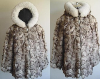 CUTE NORWEGIAN BLUE fox sections with hood size 8/10