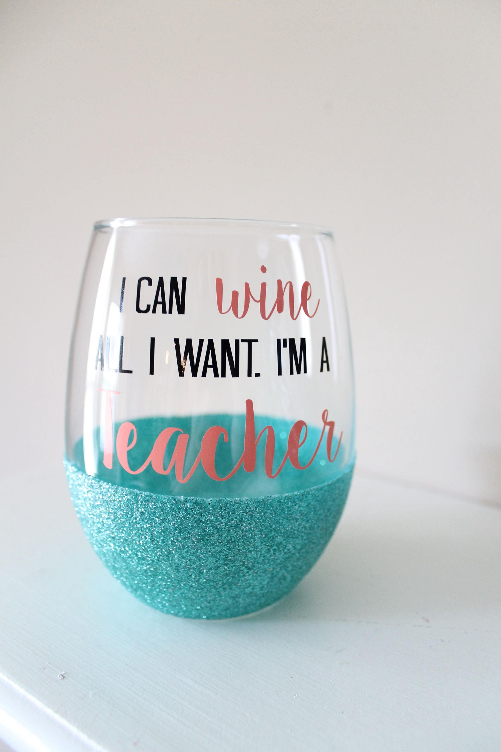 Teacher Wine Glass Teacher Appreciation T For Teacher