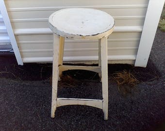 Industrial stool, work shop stool, all metal stool
