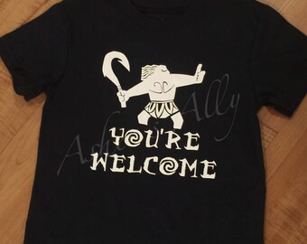 You're Welcome/Moana/Maui/Demi God/Kids Shirt