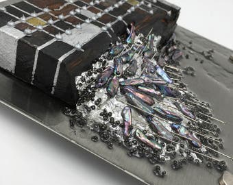Oeuvre d'art intitulée "Océania" (techniques mixtes)
