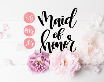 Download Maid of honor svg | Etsy