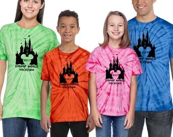 Matching Family Vacation tshirt,Tie Dye Shirt,Disney Vacation Shirt shirt,Disney Trip Tshirt,Unisex Disney Shirt,Disney Shirt,Tie Dye Top