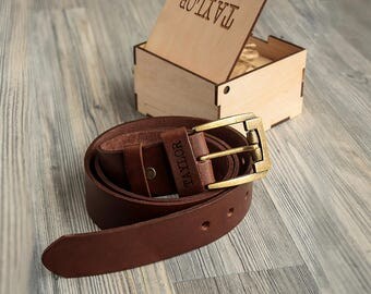 Personalized Mens Gift Husband Gift Mens Custom Boyfriend Gift Mens Personalized Brother Gift Personalized for Him Custom Leather Belt Mens
