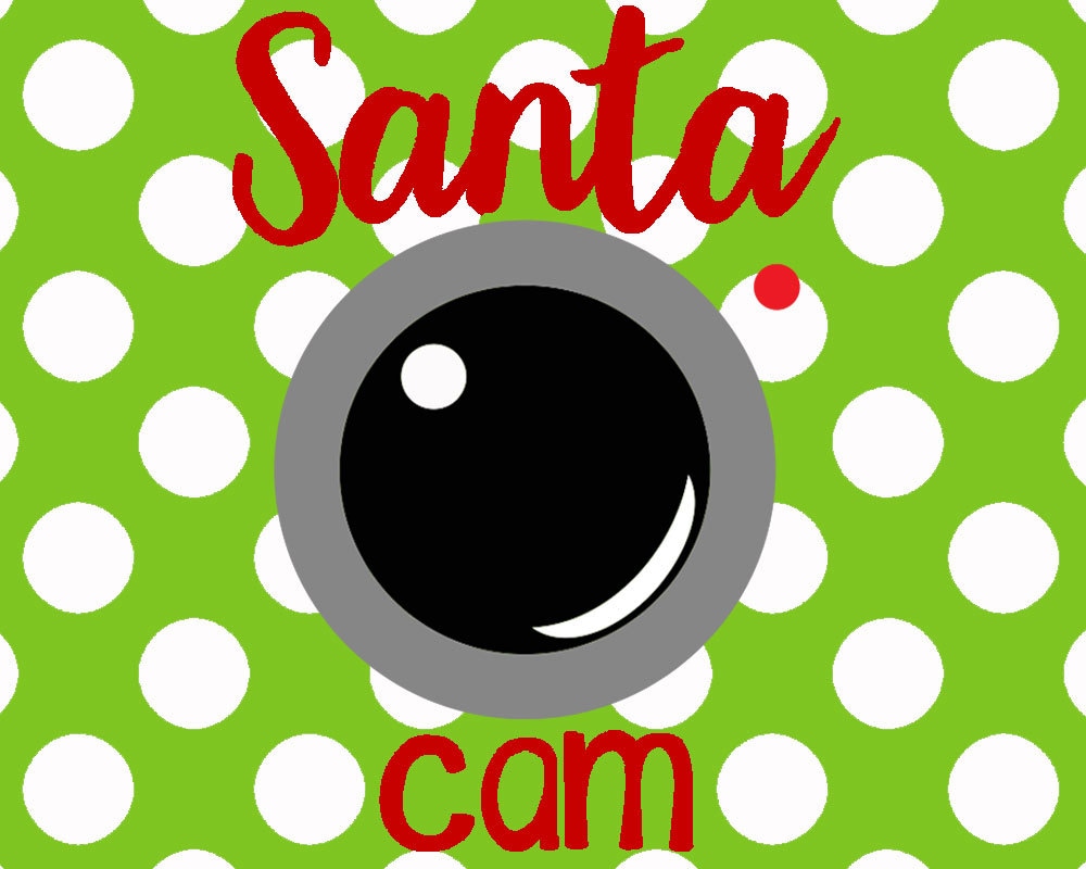 Santa Cam svg Santa camera svg SVG DXF EPS by ShortsandLemons