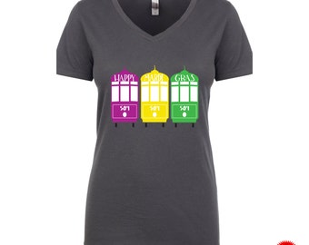 Mardi Gras Shirt, Street Car