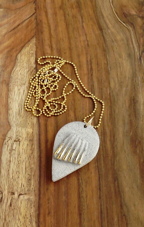 gold dipped jewelry ceramic pedant gold stoneware porcelain