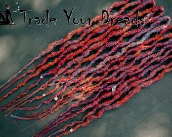 Double Ended Synthetic Dreads, Wavy dreads, Crochet dreadlocks