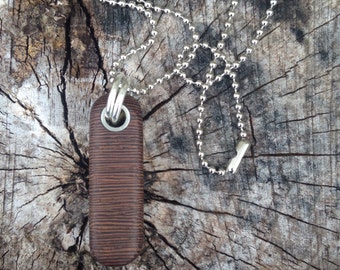 Wenge Pendant Necklace