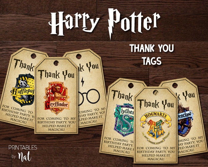 harry potter thank you tags gryffindor hogwarts slytherin