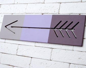 nursery decor, wall decor, wood arrow, nursery wall art, Directional Arrow, wedding decor, wooden arrows