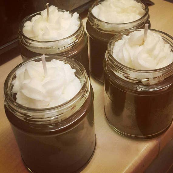 Handmade Hot Chocolate scented candle. Beautifully scented