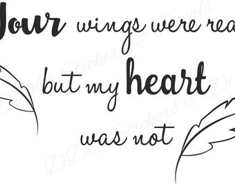 Your wings were ready SVG file - Commercial Use Allowed