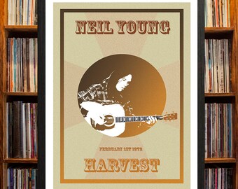 Neil Young Harvest Poster