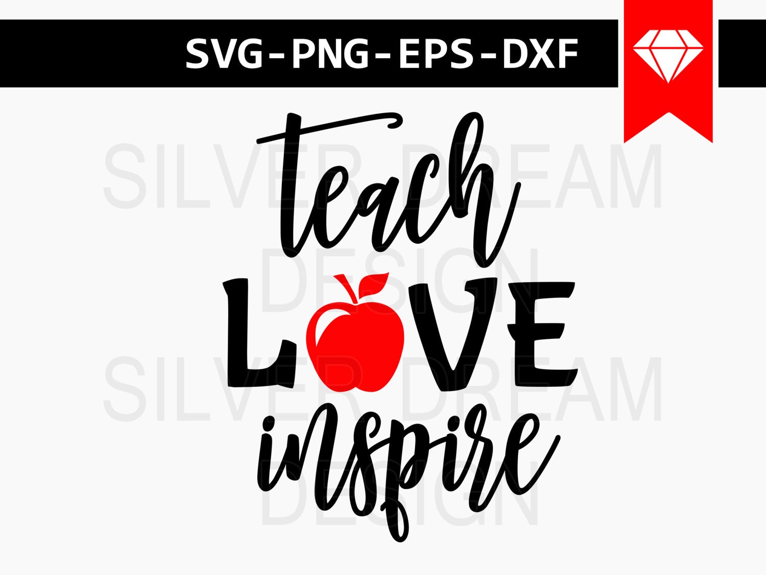 teach love inspire svg file teachers day svg teachers svg