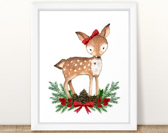 Christmas art | Etsy