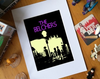 The Belchers, bobs burgers, the exorcist, mashup, louise belcher, tina belcher, glossy print