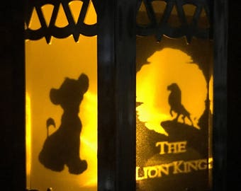 The Lion King Inspired Battery-Operated Plastic Mini Lanterns (Gold)