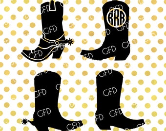 Boots SVG, Cowboy boots SVG, Southern SVG, Southern boots Svg, Boots Digital Cut File, Instant Download, Svg, Dxf, Jpg, Eps, Png