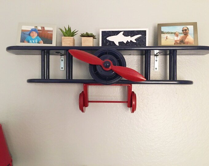 Shelf, Vintage Bi-Plane