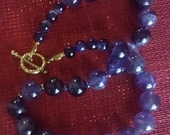 Amethyst Gemstone Necklace