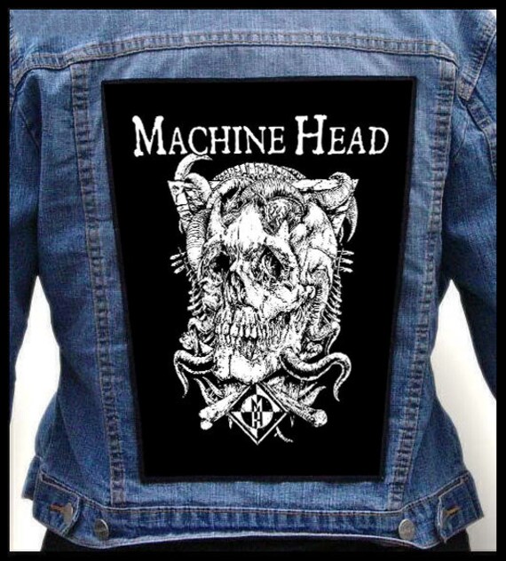 MACHINE HEAD Skull Backpatch Back Patch / Fear Factory