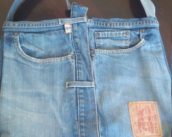 Tough bag of vintage Levi's jeans