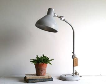 Vintage large industrial desk lamp