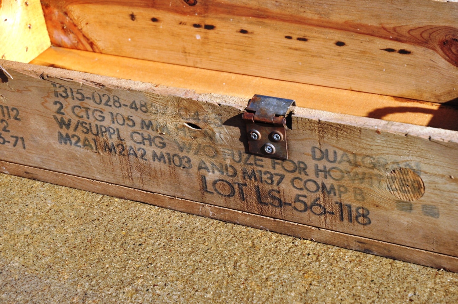 Military Crate Ammo Crate Wooden Ammo Box Wood Ammo Box