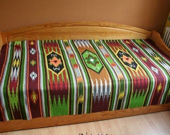 Kilim 197 x 135 carpet indoor hand-woven wool fabric wool coverlet carpet kilim rug, virgin wool, hand woven rugs, southwestern ethnic