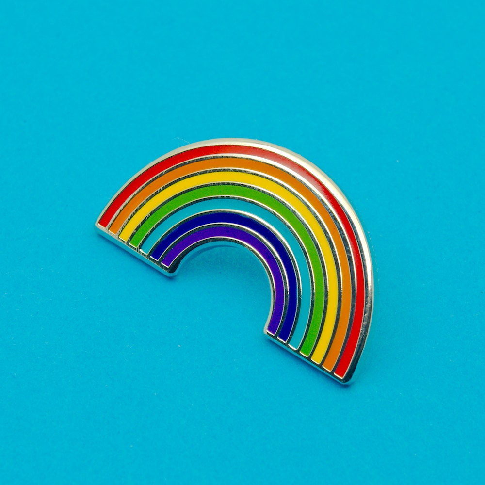 Rainbow Enamel Pin Badge Pin Badges Hard Enamel Pin Badge