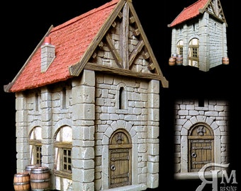 Medieval house 6 (ech 30mm, resin kit)