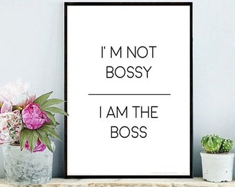 I am the boss | Etsy