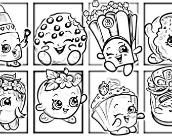 Shopkinss Coloring Page Shopkinss Coloring Page