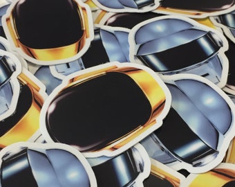 Daft Punk Helmet Stickers